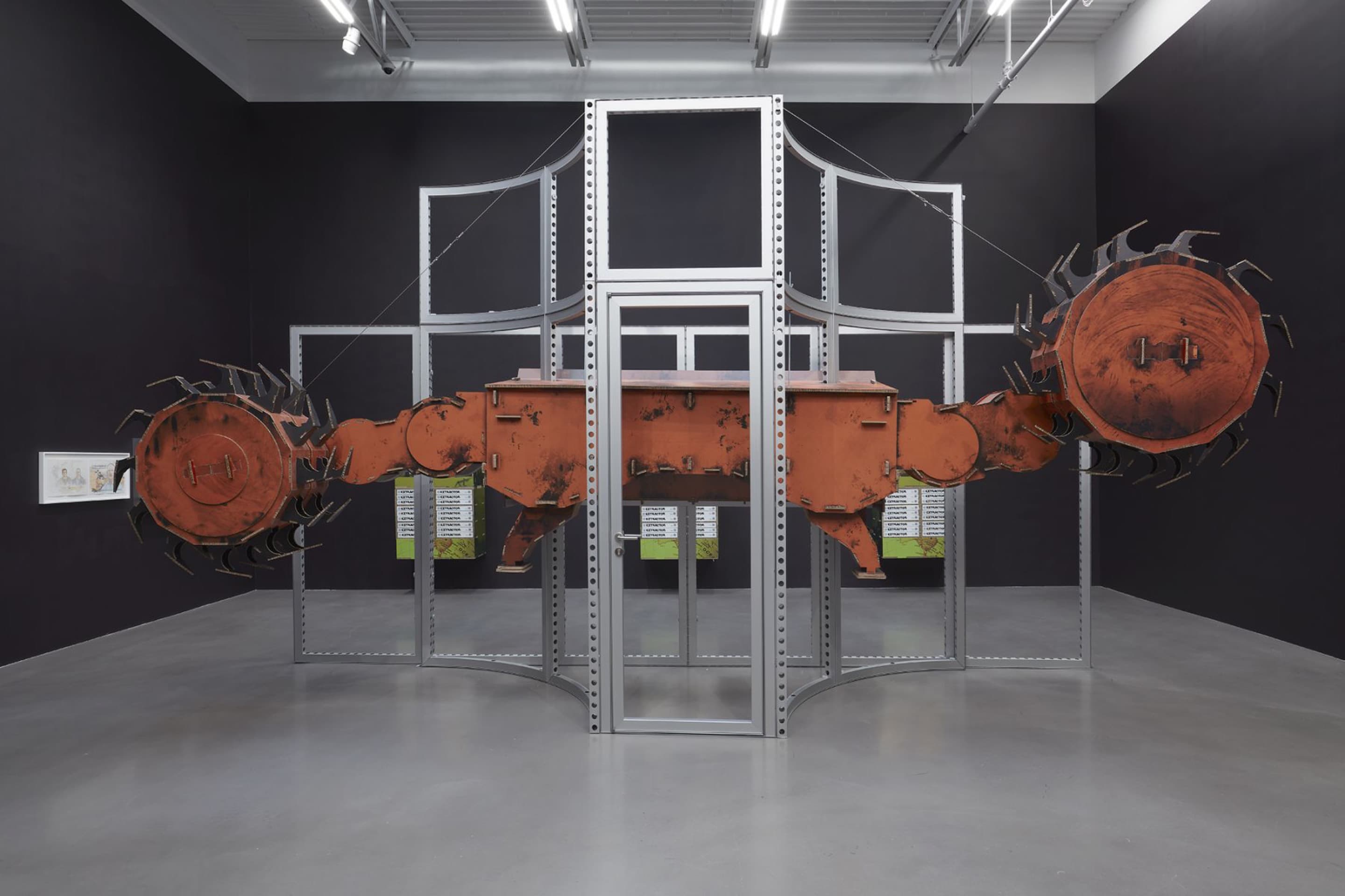 MINED installation view