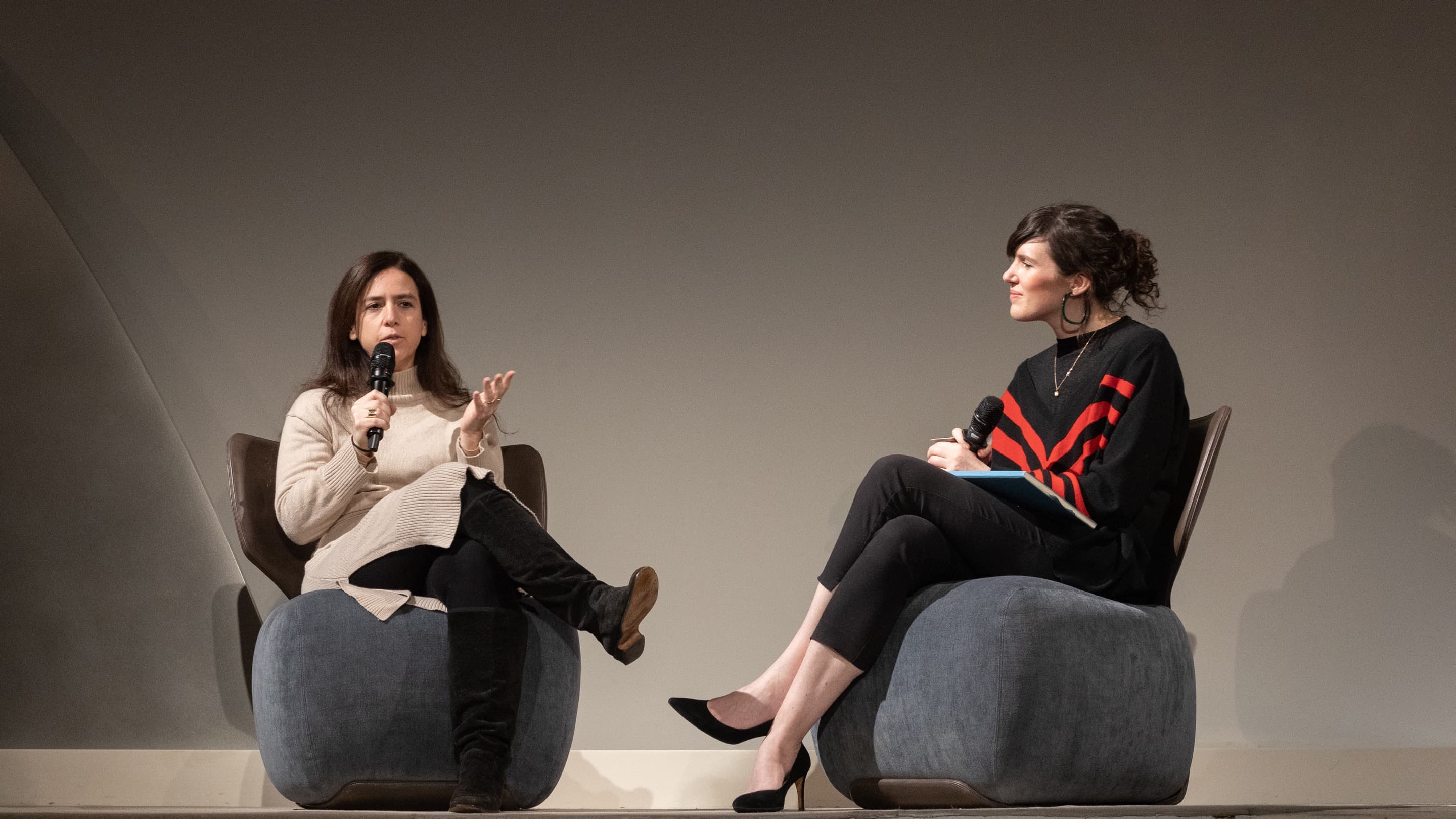 Amie Siegel in conversation with Beatrice Galilee at The World Around Summit 2022.